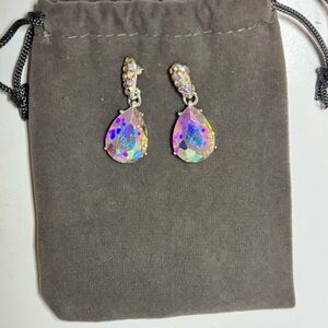Iridescent Teardrop Earrings